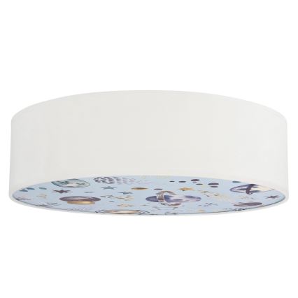 Детский потолочный светильник KIDDY 2xE27/40W/230V белый/синий