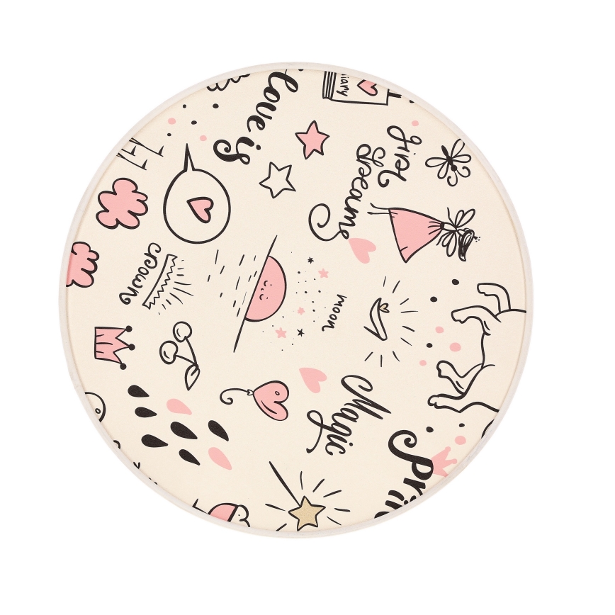 Детский потолочный светильник KIDDY 2xE27/40W/230V бежевый/розовый