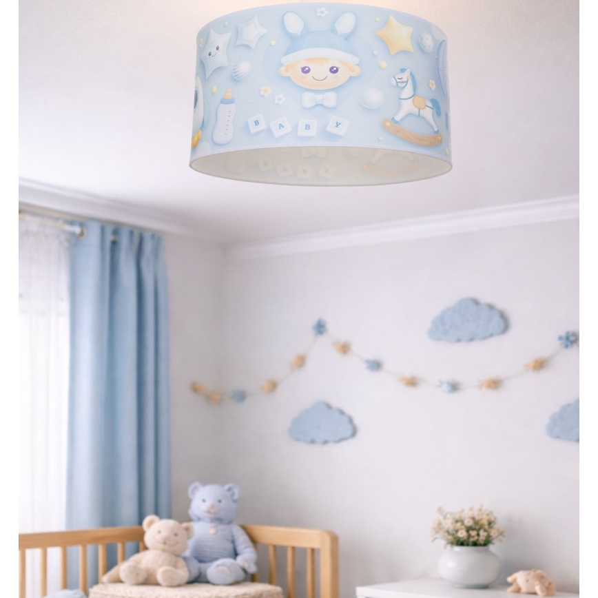 Детский потолочный светильник KIDS ROOM 1xE27/60W/230V, диаметр 40 см, Космонавт