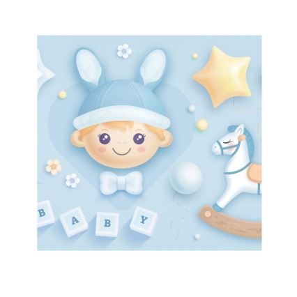 Детский потолочный светильник KIDS ROOM 1xE27/60W/230V, диаметр 40 см, Космонавт