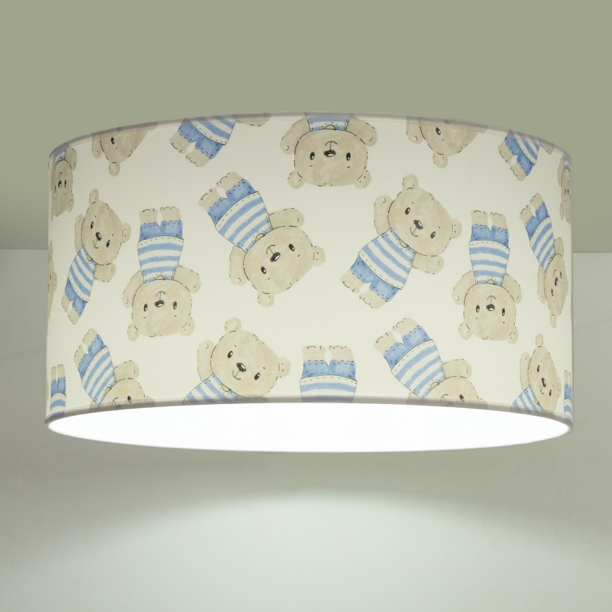 Детский потолочный светильник KIDS ROOM 1xE27/60W/230V Ø 40 см, в виде медвежонка