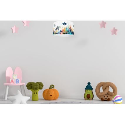 Детский потолочный светильник OCEAN 1xE27/60W/230V