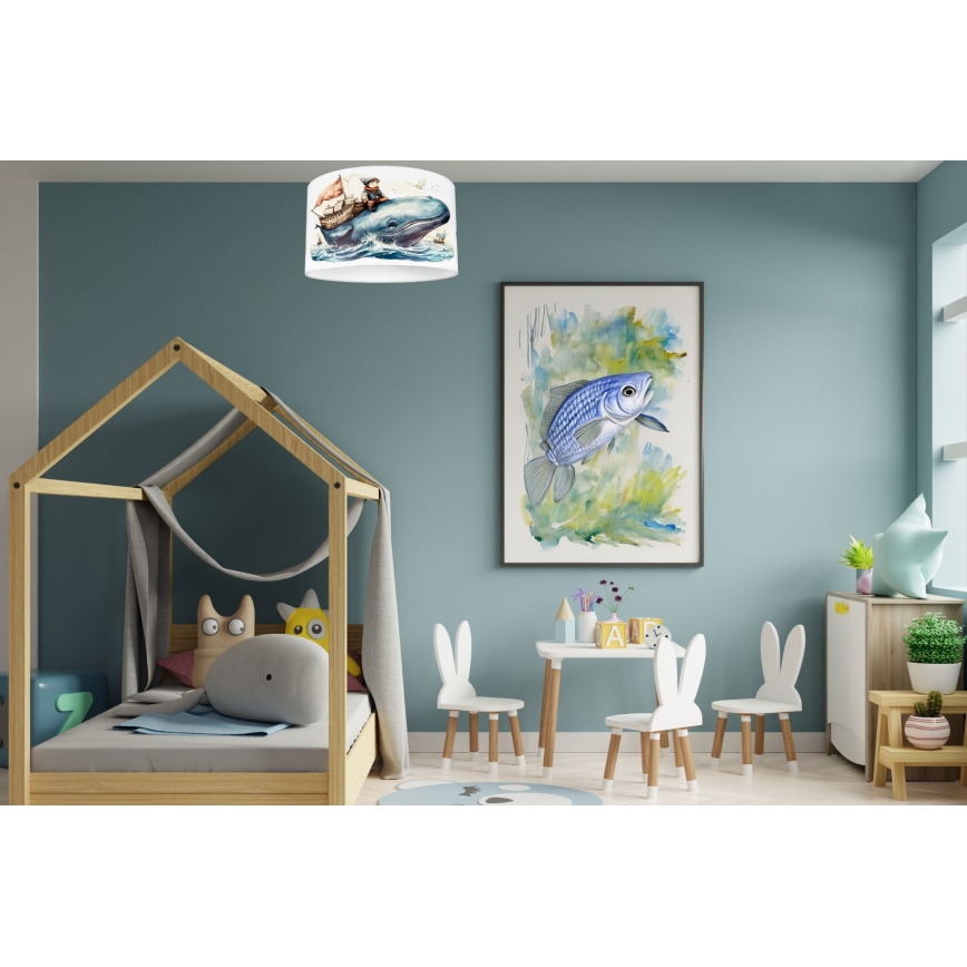 Детский потолочный светильник OCEAN 1xE27/60W/230V