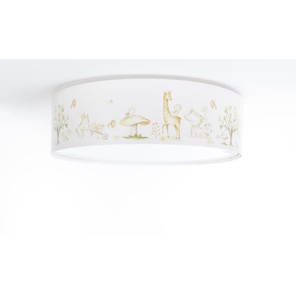 Детский потолочный светильник SWEET DREAMS 2xE27/60W/230V диаметр 40 см