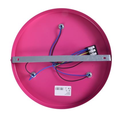 Детский потолочный светильник ELZA stars 3xE27/60W/230V темно-розовый