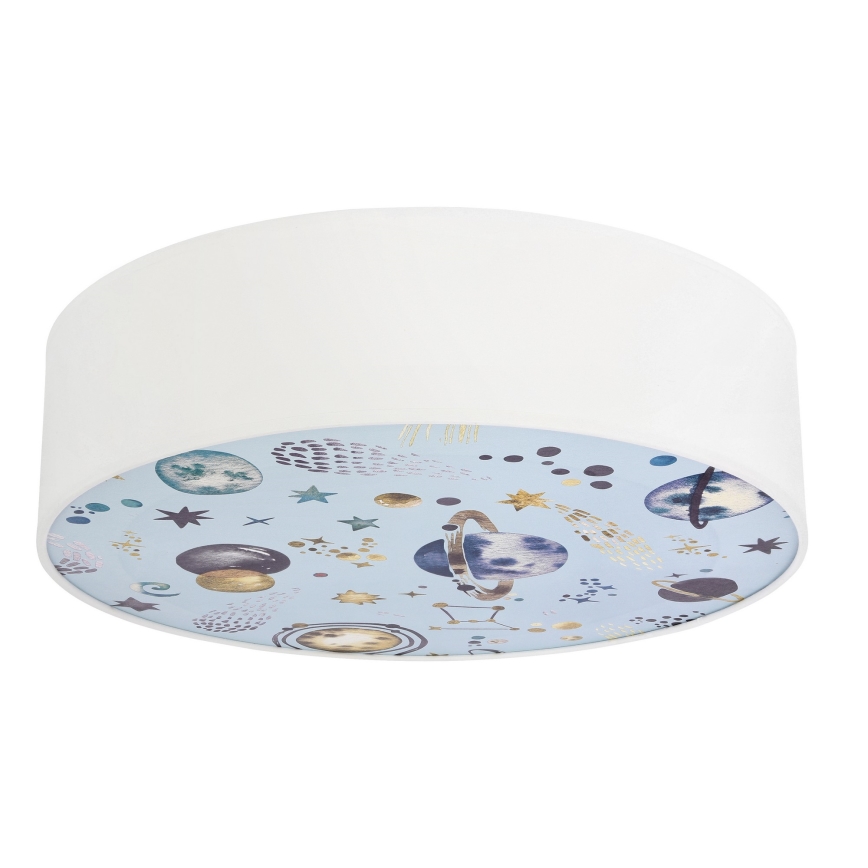 Детский потолочный светильник KIDDY 2xE27/40W/230V белый/синий