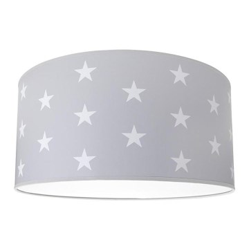 Детский потолочный светильник STARS GREY 2xE27/60W/230V серый