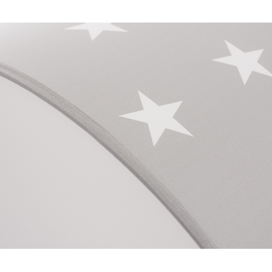Детский потолочный светильник STARS GREY 2xE27/60W/230V серый