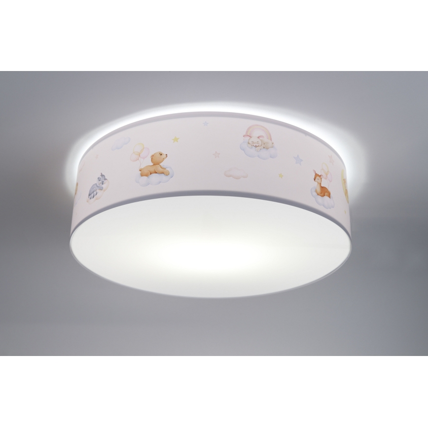 Детский потолочный светильник SWEET DREAMS 2xE27/60W/230V диаметр 40 см