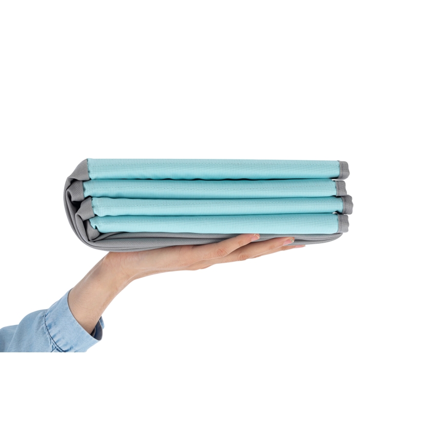 Детский сухой бассейн с шариками, диаметр 80 см, синий/серый