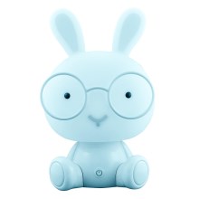 Детский светодиодный диммируемый ночник «Кролик» LED/2,5W синий