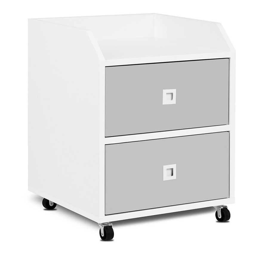 Детский контейнер для хранения MIRUM 54,2x42,4 см белый/серый