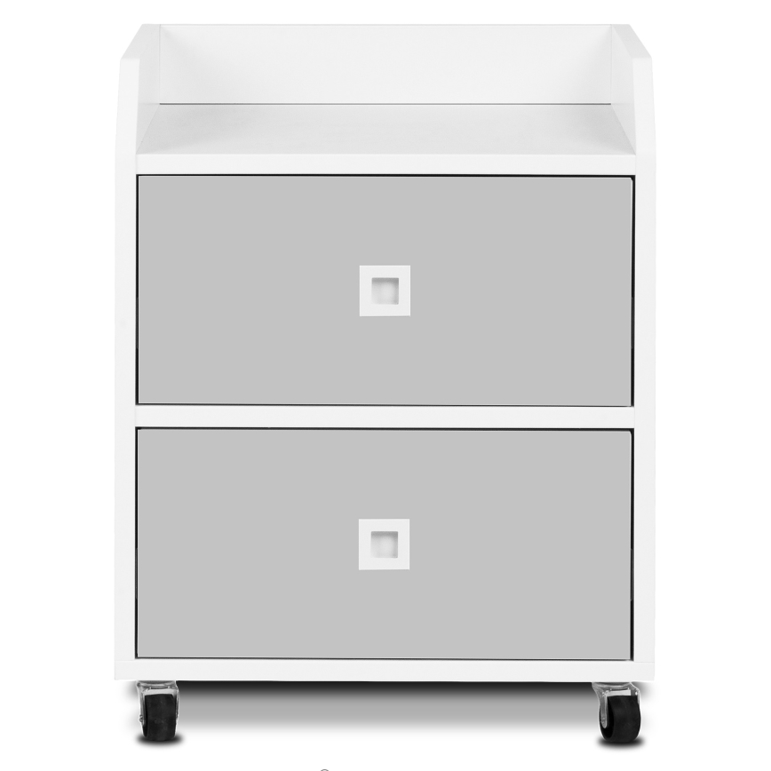 Детский контейнер для хранения MIRUM 54,2x42,4 см белый/серый