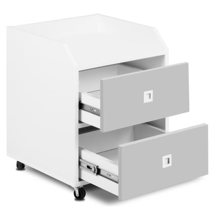 Детский контейнер для хранения MIRUM 54,2x42,4 см белый/серый