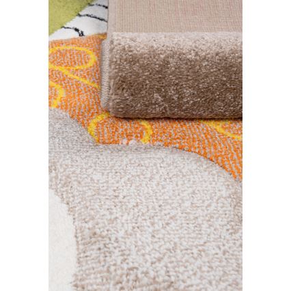 Детский ковёр BOND KIDS 80x150 см, 2100 г/м², яркое многоцветное оформление