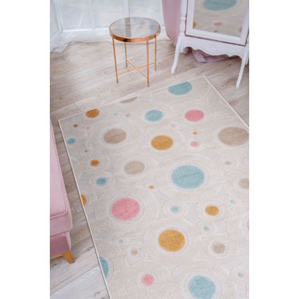 Детский ковер PIAR 160x230 см разноцветный/в горошек