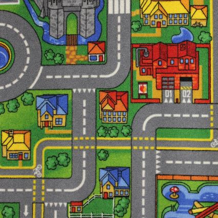Детский ковёр PLAYTOWN 120x170 см разноцветный/городской