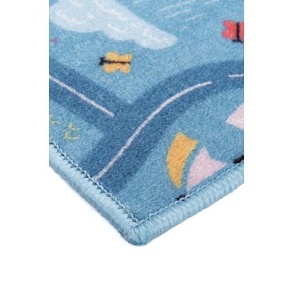 Детский ковёр STELLA STREETS 100x150 см синий/город
