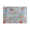 Детский ковёр STELLA STREETS 80x100 cm бирюзовый/город