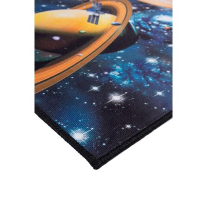 Детский коврик с антискользящим покрытием PRINT 3D 80x150 cm планеты/разноцветный
