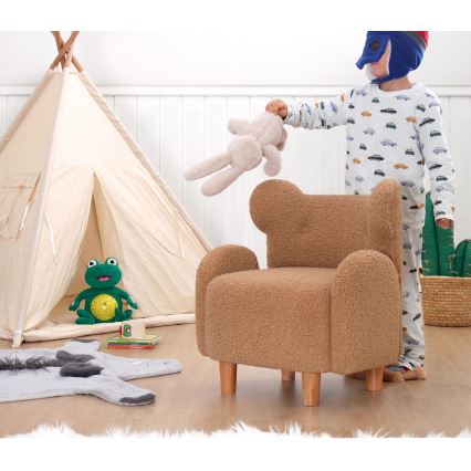 Детское кресло TOBI — коричневое