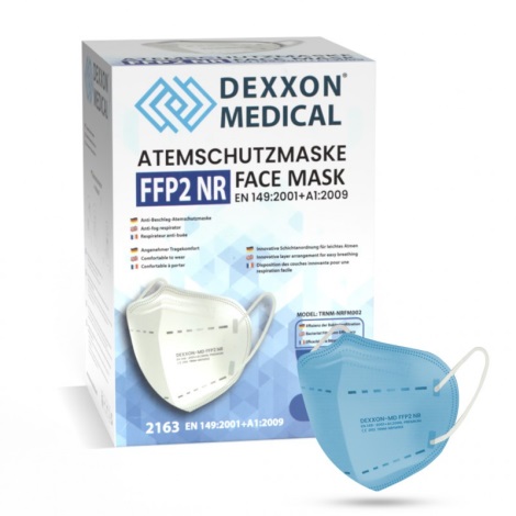 DEXXON MEDICAL Респиратор FFP2 NR тихоокеанский синий 1 шт.