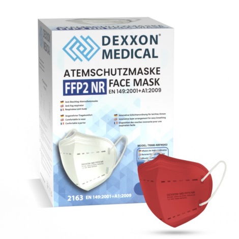DEXXON MEDICAL Респиратор FFP2 NR красный 1 шт.