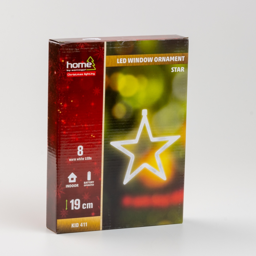 Декорація на вікно 8xLED/3xAA