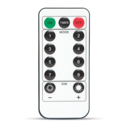 Декоративна LED гірлянда HALLOWEEN LED/5V/8 функцій павутина + дистанційне керування