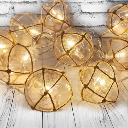 Декоративна LED освітлення AHNE 10xLED/2xAA