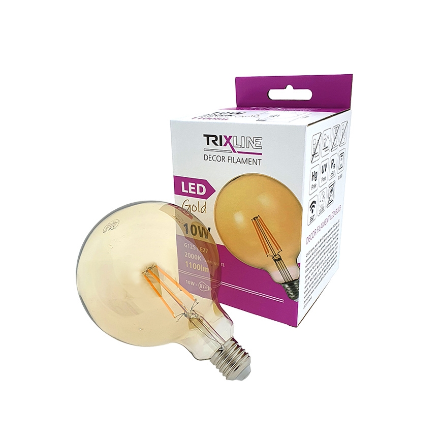 Декоративна світлодіодна лампочка FILAMENT E27/10W/230V