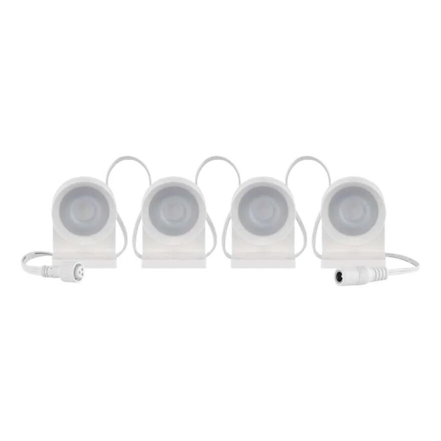 Декоративная светодиодная гирлянда LED RGBIC+CCT с точечным освещением GoSmart - расширение 4xLED/7W/230V 85 см Wi-Fi Tuya