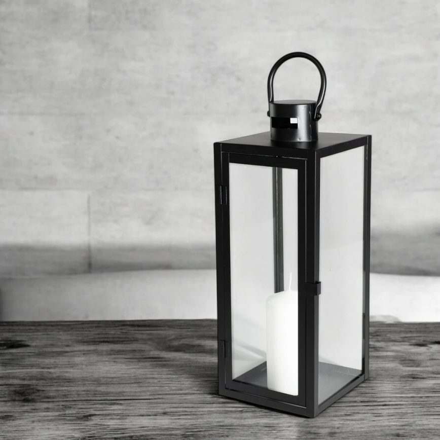 Декоративний ліхтар 63 см, чорний