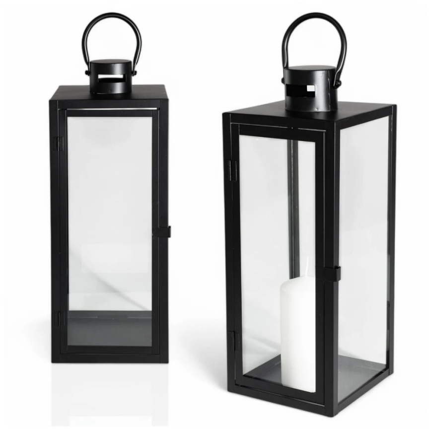 Декоративний ліхтар 63 см, чорний