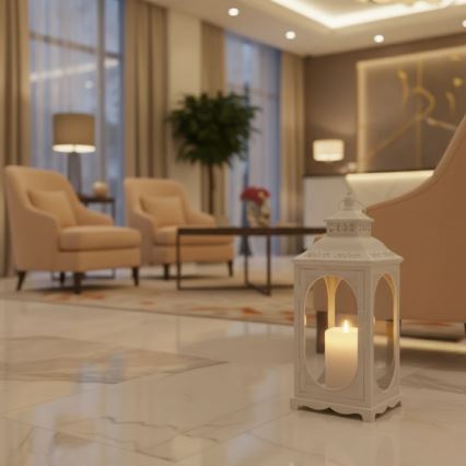 Декоративний ліхтар ROSEHILL 54,5 см білий