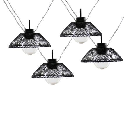 Світлодіодний декоративний ланцюжок ASTRA 10xLED/2xAA 2,1 м чорний