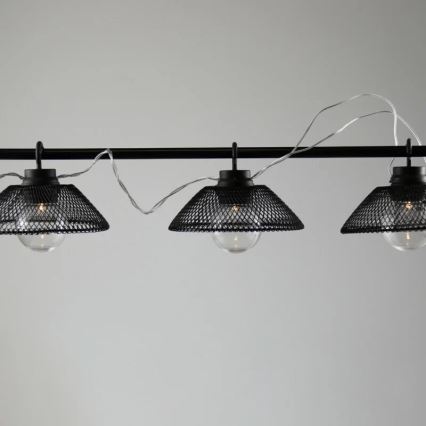 Світлодіодний декоративний ланцюжок ASTRA 10xLED/2xAA 2,1 м чорний