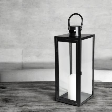 Декоративный фонарь 63 см, чёрный