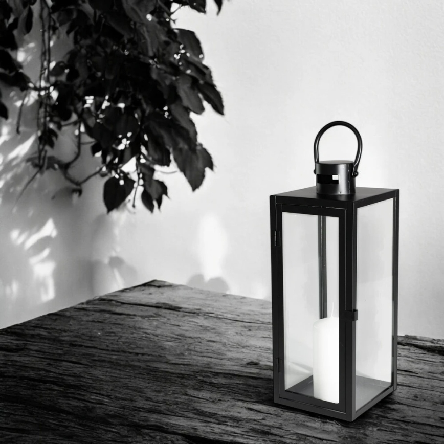 Декоративный фонарь 63 см, чёрный