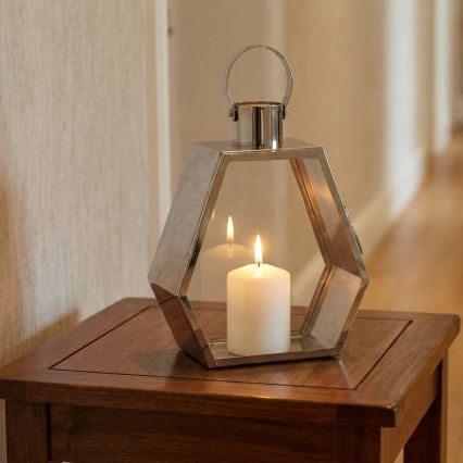 Декоративный фонарь PALACE, 43 см, полированный хром