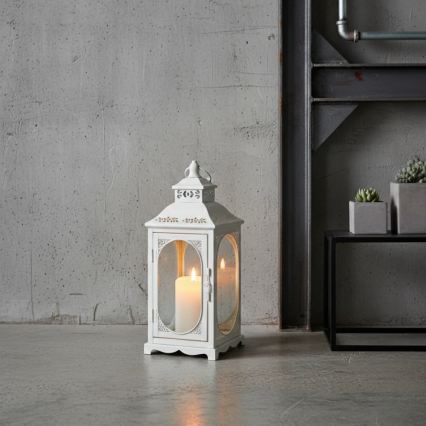 Декоративный фонарь ROSEHILL 27,5 см белый