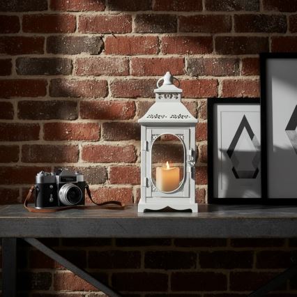 Декоративный фонарь ROSEHILL 27,5 см белый