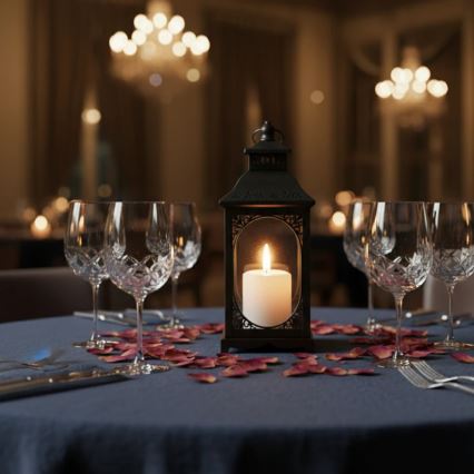 Декоративный фонарь ROSEHILL 40 см, чёрный