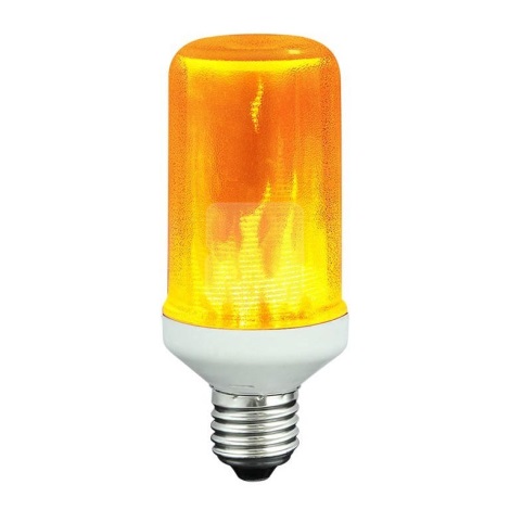 Декоративна світлодіодна лампочка FLAME T60 E27/3W/230V 1400K