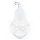 Декоративная стеклянная ваза Pear прозрачный