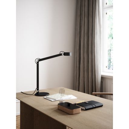 DFTP by Nordlux - Светодиодная сенсорная настольная лампа с диммером 3 в 1 NOBU LED/9W/230V черная