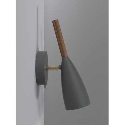 DFTP by Nordlux - Настенный точечный светильник PURE 1xGU10/8W/230V серый