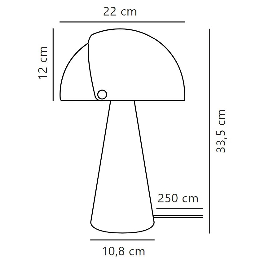 DFTP by Nordlux - Настільна лампа з регульованим абажуром ALIGN 1xE27/25W/230V бежевий