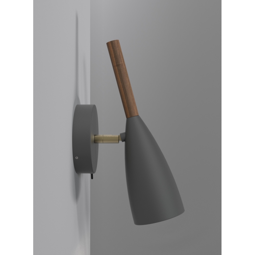 DFTP by Nordlux - Настінний точковий світильник PURE 1xGU10/8W/230V сірий