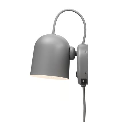 DFTP від Nordlux - Настінний точковий світильник з USB-портом ANGLE 1xGU10/25W/230V сірий
